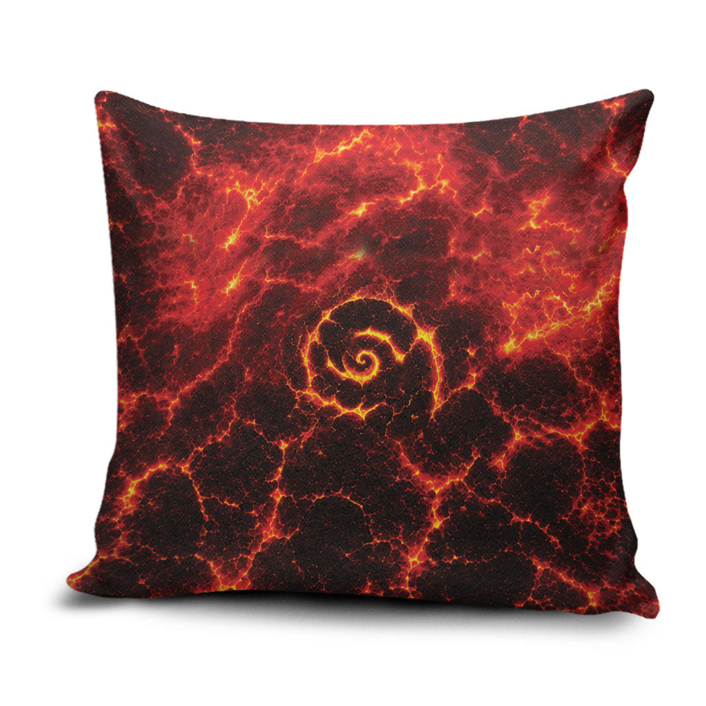 Lava Monster Costume Pillow Cover Fiery Lava Spiral