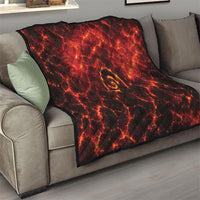 Lava Monster Costume Quilt Fiery Lava Spiral