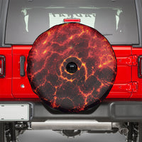 Lava Monster Costume Spare Tire Cover Fiery Lava Spiral