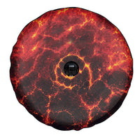 Lava Monster Costume Spare Tire Cover Fiery Lava Spiral