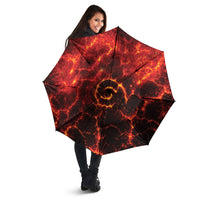 Lava Monster Costume Umbrella Fiery Lava Spiral