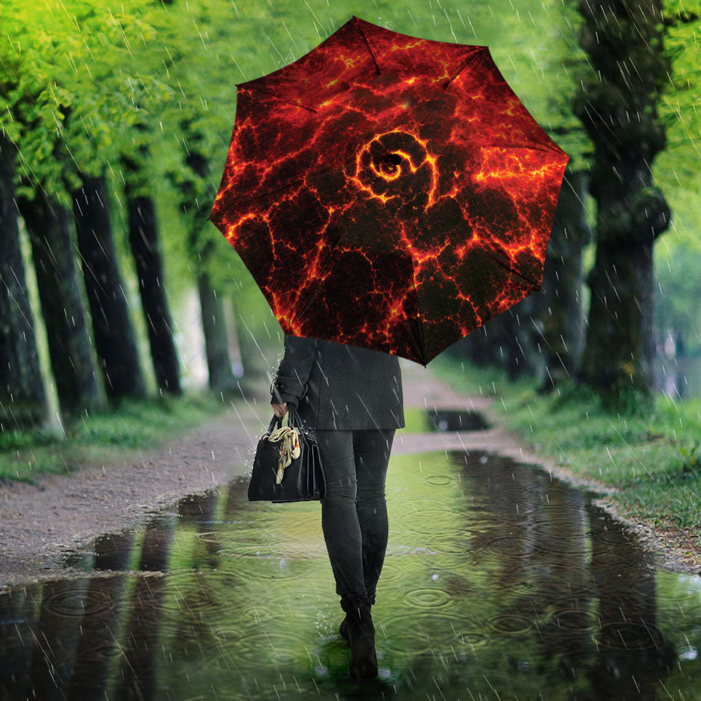 Lava Monster Costume Umbrella Fiery Lava Spiral