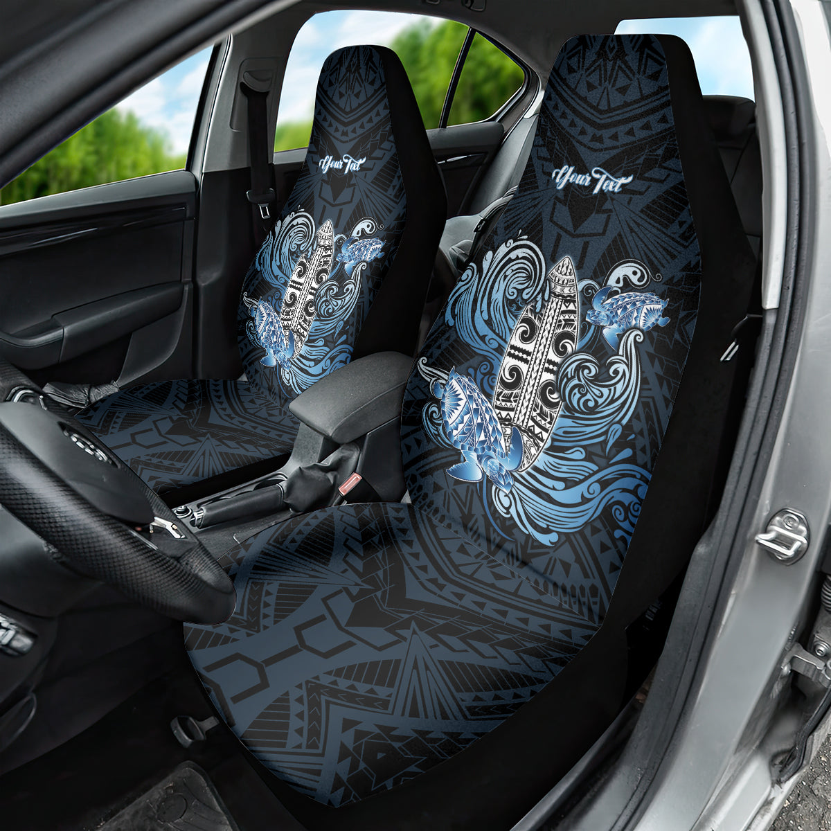 Personalised Polynesia Go Surfing Car Seat Cover The Pacific Wave Of Water LT05 - Polynesian Pride