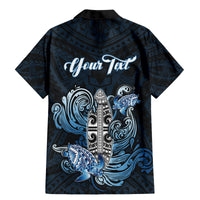 Personalised Polynesia Go Surfing Family Matching Mermaid Dress and Hawaiian Shirt The Pacific Wave Of Water LT05 - Polynesian Pride