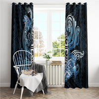Polynesia Go Surfing Window Curtain The Pacific Wave Of Water LT05 - Polynesian Pride