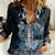 Personalised Polynesia Go Surfing Women Casual Shirt The Pacific Wave Of Water LT05 Female Blue - Polynesian Pride