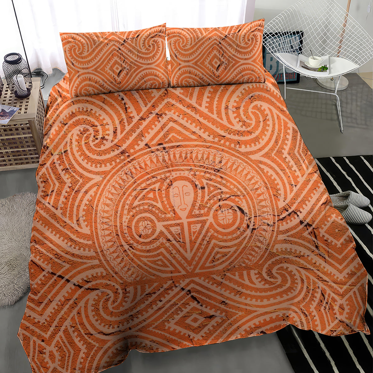 Lapita Culture Bedding Set Iconic Double Face Pattern LT05 - Polynesian Pride