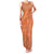 Personalised Lapita Culture Family Matching Tank Maxi Dress and Hawaiian Shirt Iconic Double Face Pattern LT05 Mom's Dress Brown - Polynesian Pride