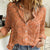 Personalised Lapita Culture Women Casual Shirt Iconic Double Face Pattern LT05 Female Brown - Polynesian Pride