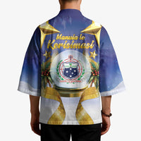 Samoa Christmas Kimono Snow Globe With Samoan Santa - Polynesian Pride