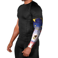 American Samoa Christmas Arm Sleeves Seashell Santa Beach Vibes - Polynesian Pride