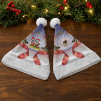 American Samoa Christmas Santa Hat Seashell Santa Beach Vibes - Polynesian Pride