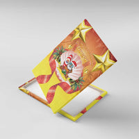 French Polynesia Christmas Canvas Wall Art Seashell Santa Beach Vibes - Polynesian Pride