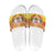 French Polynesia Christmas Slide Sandals Seashell Santa Beach Vibes - Polynesian Pride