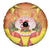 French Polynesia Christmas Spare Tire Cover Seashell Santa Beach Vibes - Polynesian Pride