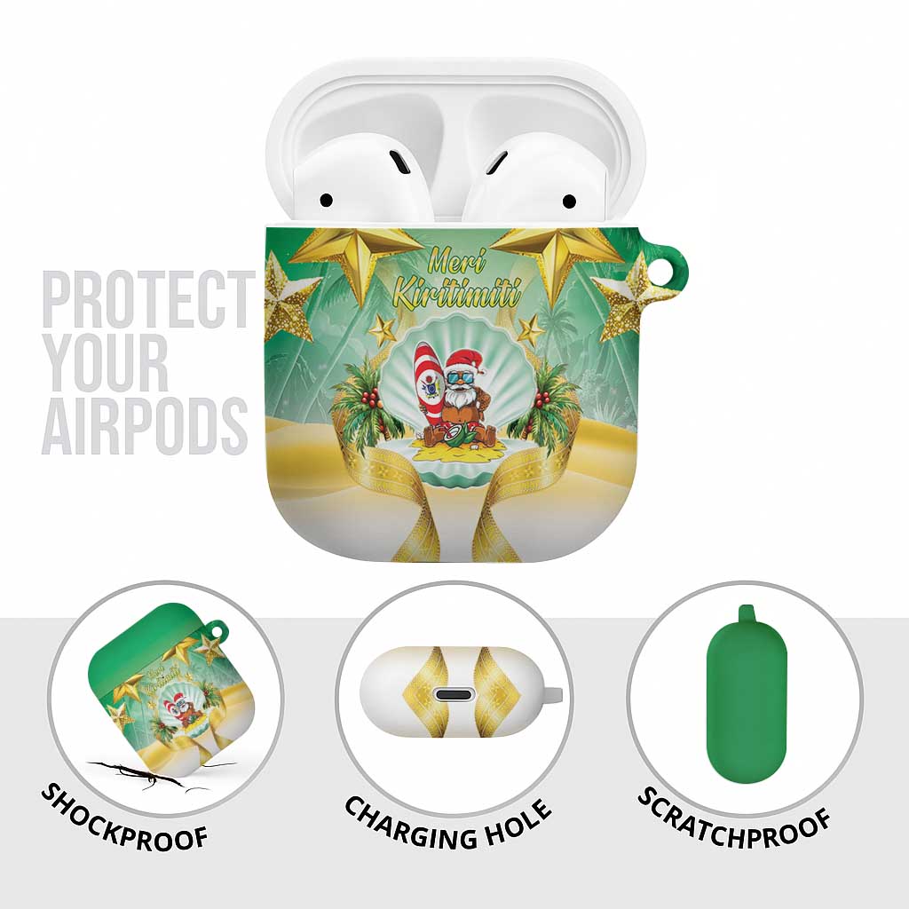 Cook Islands Christmas AirPods Case Seashell Santa Beach Vibes - Polynesian Pride