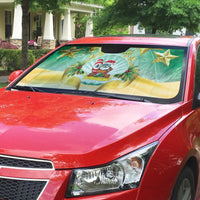 Cook Islands Christmas Auto Sun Shade Seashell Santa Beach Vibes - Polynesian Pride