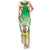 Cook Islands Christmas Family Matching Tank Maxi Dress and Hawaiian Shirt Seashell Santa Beach Vibes - Polynesian Pride