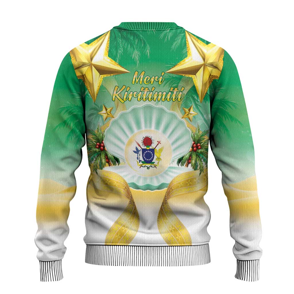 Cook Islands Christmas Ugly Christmas Sweater Seashell Santa Beach Vibes - Polynesian Pride