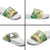 Cook Islands Christmas Slide Sandals Seashell Santa Beach Vibes - Polynesian Pride