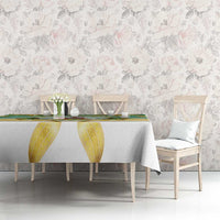 Cook Islands Christmas Tablecloth Seashell Santa Beach Vibes - Polynesian Pride