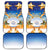 Marshall Islands Christmas Car Mats Seashell Santa Beach Vibes - Polynesian Pride