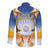 Marshall Islands Christmas Long Sleeve Button Shirt Seashell Santa Beach Vibes - Polynesian Pride