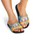 Marshall Islands Christmas Slide Sandals Seashell Santa Beach Vibes - Polynesian Pride