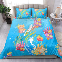 Under The Sea Scuba Diving Bedding Set Polynesian Pattern LT05 - Polynesian Pride