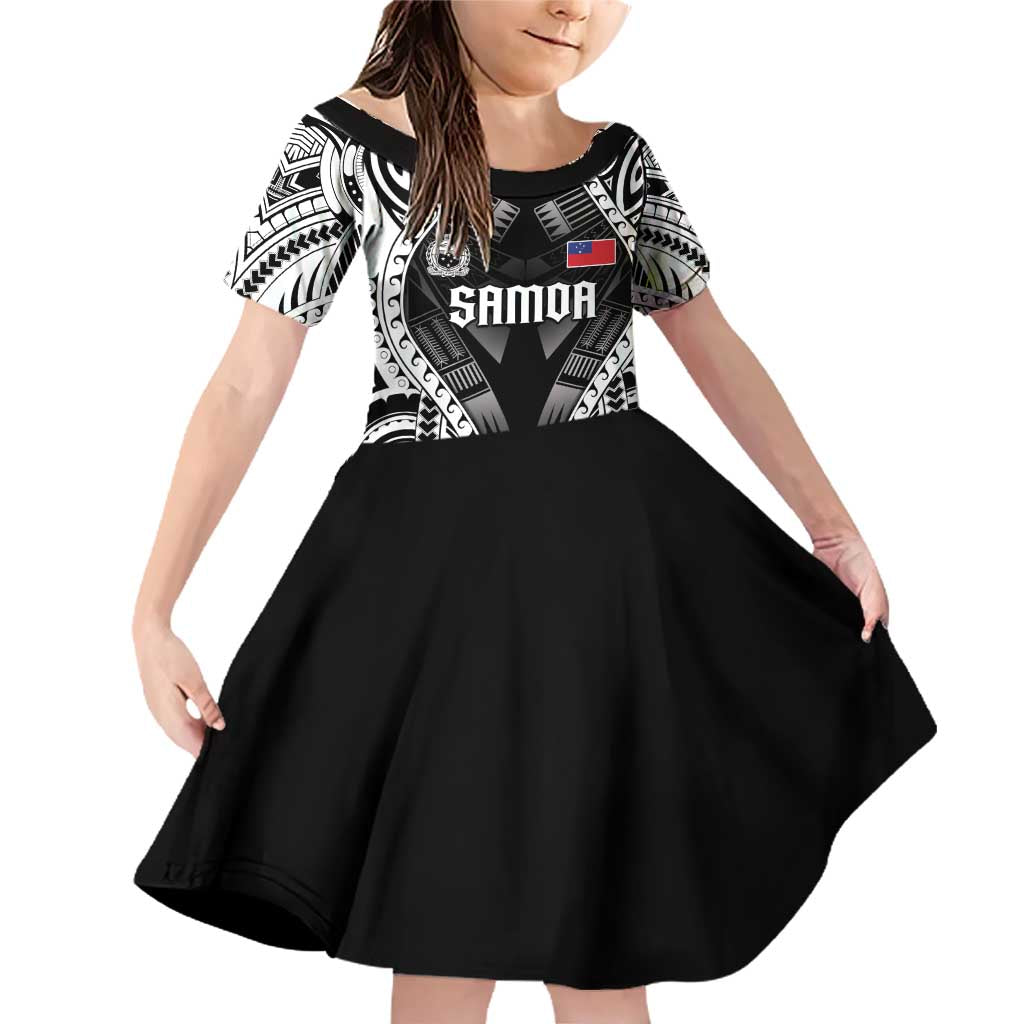 Personalised Remember Samoa Black Saturday Family Matching Off Shoulder Short Dress and Hawaiian Shirt Samoa Mo Samoa - Polynesian Pride