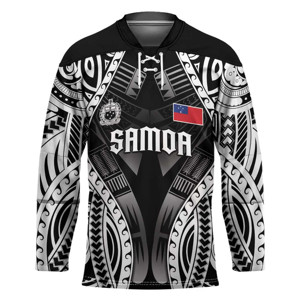 Personalised Remember Samoa Black Saturday Hockey Jersey Samoa Mo Samoa - Polynesian Pride