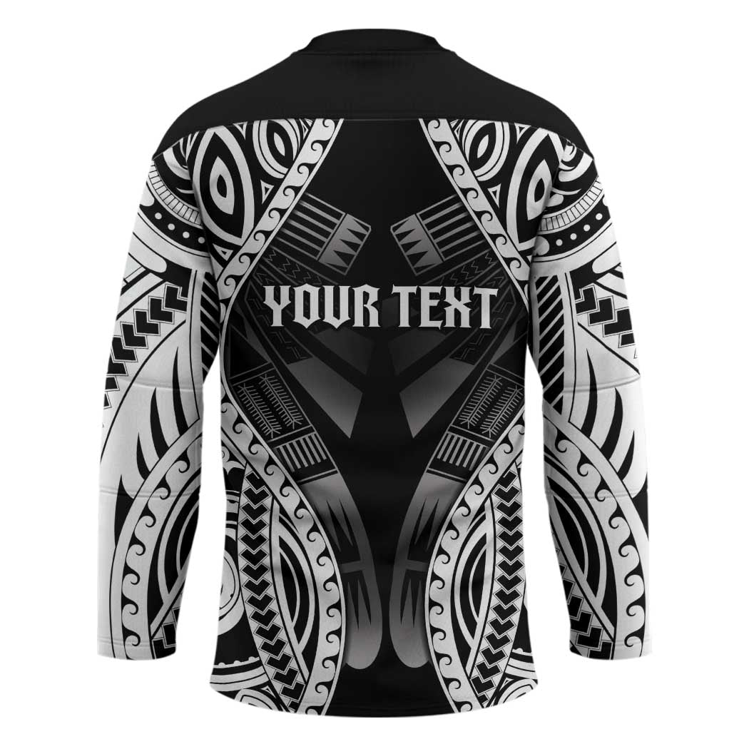Personalised Remember Samoa Black Saturday Hockey Jersey Samoa Mo Samoa - Polynesian Pride