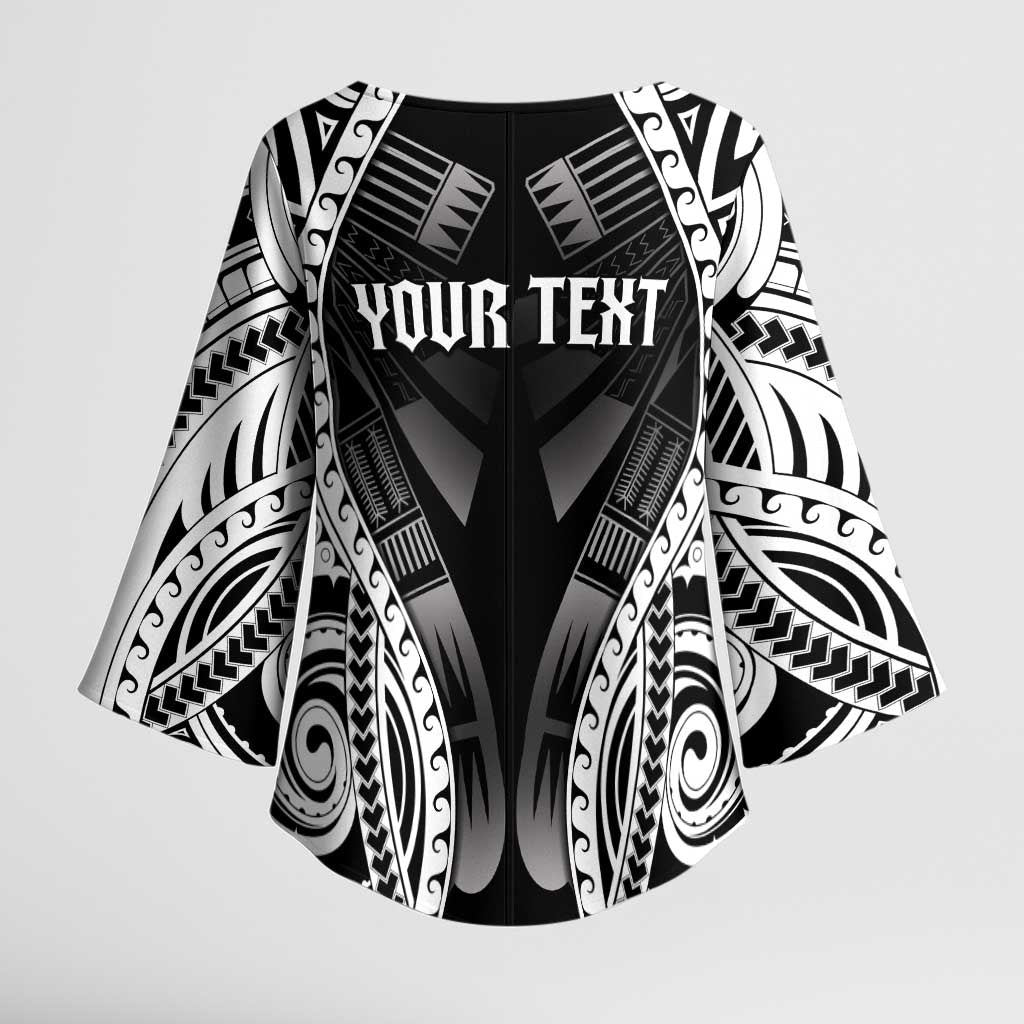 Personalised Remember Samoa Black Saturday Kimono Sleeve Blouse Samoa Mo Samoa - Polynesian Pride