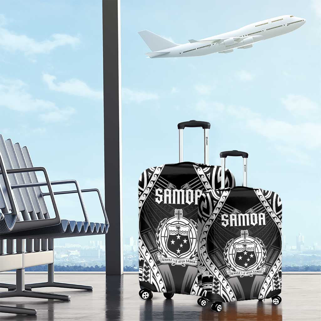 Remember Samoa Black Saturday Luggage Cover Samoa Mo Samoa - Polynesian Pride