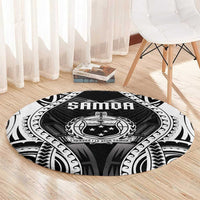 Remember Samoa Black Saturday Round Carpet Samoa Mo Samoa - Polynesian Pride