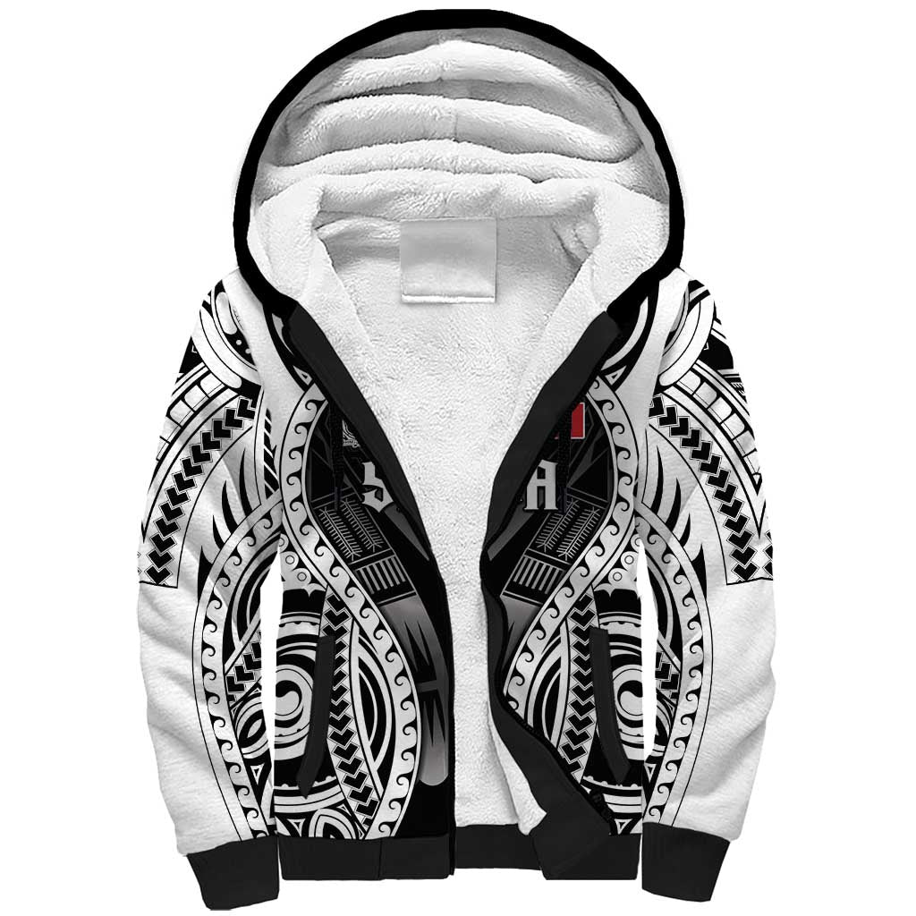 Personalised Remember Samoa Black Saturday Sherpa Hoodie Samoa Mo Samoa LT05 Unisex Black - Polynesian Pride