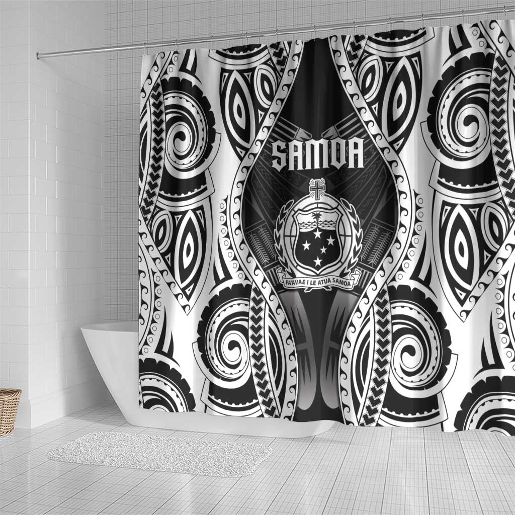 Remember Samoa Black Saturday Shower Curtain Samoa Mo Samoa - Polynesian Pride