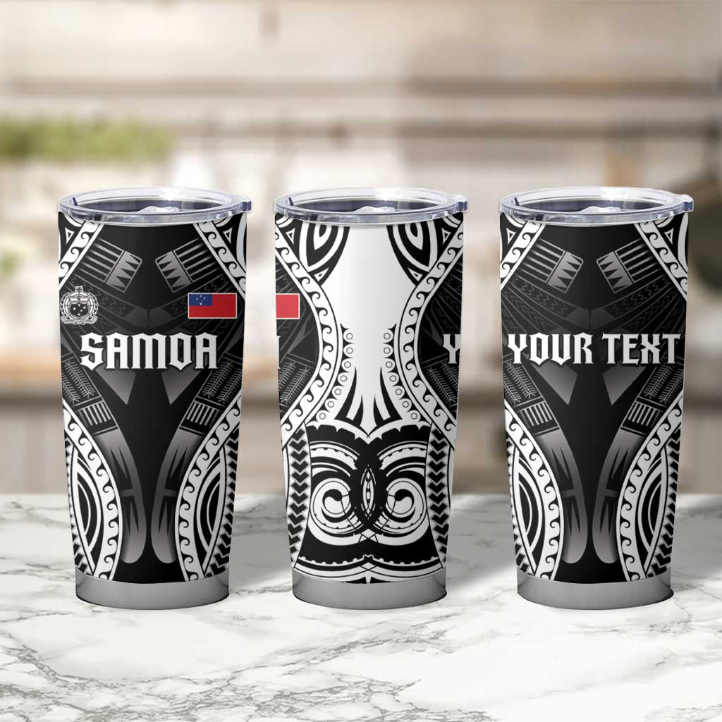 Personalised Remember Samoa Black Saturday Tumbler Cup Samoa Mo Samoa - Polynesian Pride