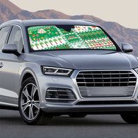 Norfolk Island Christmas Auto Sun Shade Festive Beach Vibes - Polynesian Pride