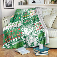 Norfolk Island Christmas Blanket Festive Beach Vibes - Polynesian Pride