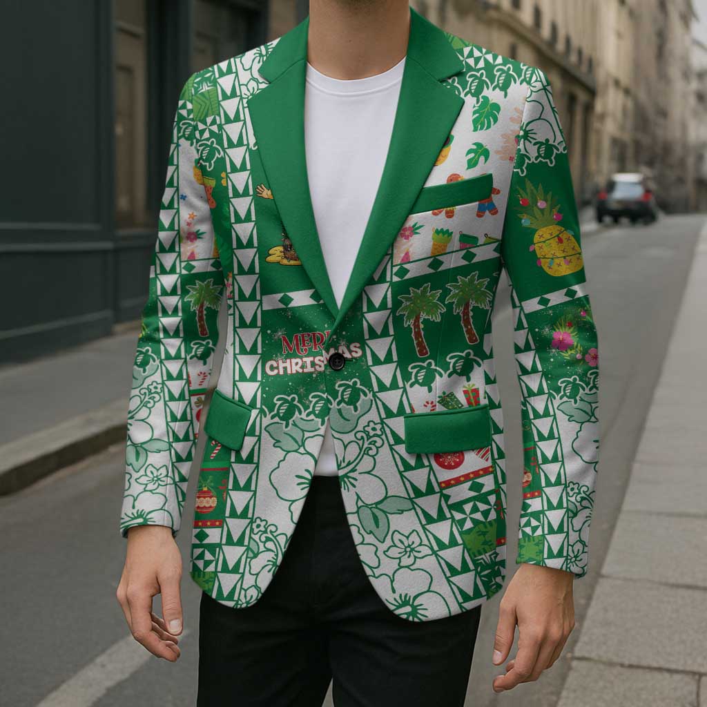 Norfolk Island Christmas Blazer Festive Beach Vibes - Polynesian Pride