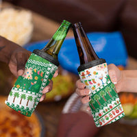 Norfolk Island Christmas 4 in 1 Can Cooler Tumbler Festive Beach Vibes - Polynesian Pride