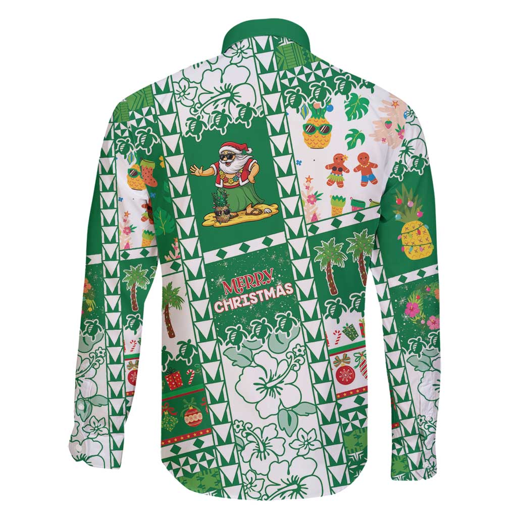 Norfolk Island Christmas Family Matching Summer Maxi Dress and Hawaiian Shirt Festive Beach Vibes - Polynesian Pride