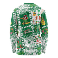 Norfolk Island Christmas Long Sleeve Shirt Festive Beach Vibes - Polynesian Pride