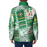 Norfolk Island Christmas Padded Jacket Festive Beach Vibes - Polynesian Pride