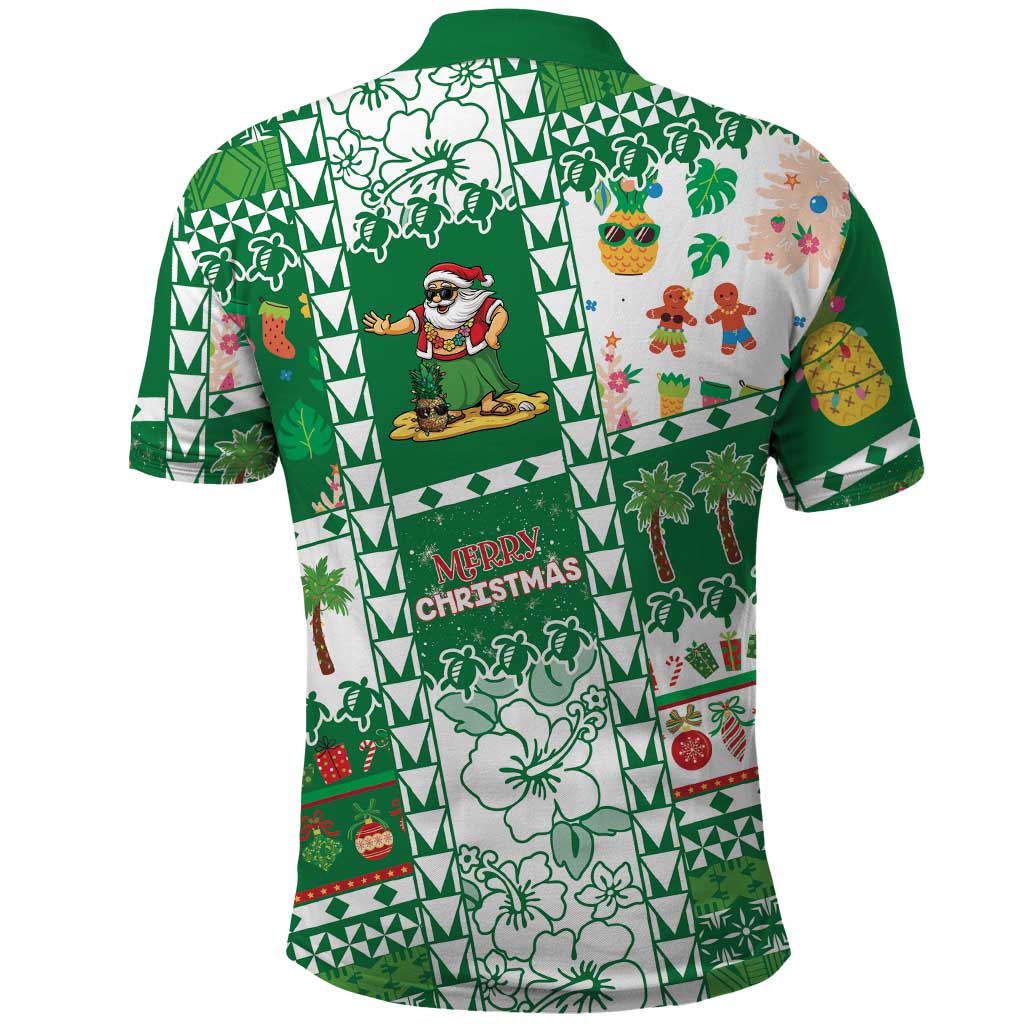 Norfolk Island Christmas Polo Shirt Festive Beach Vibes - Polynesian Pride