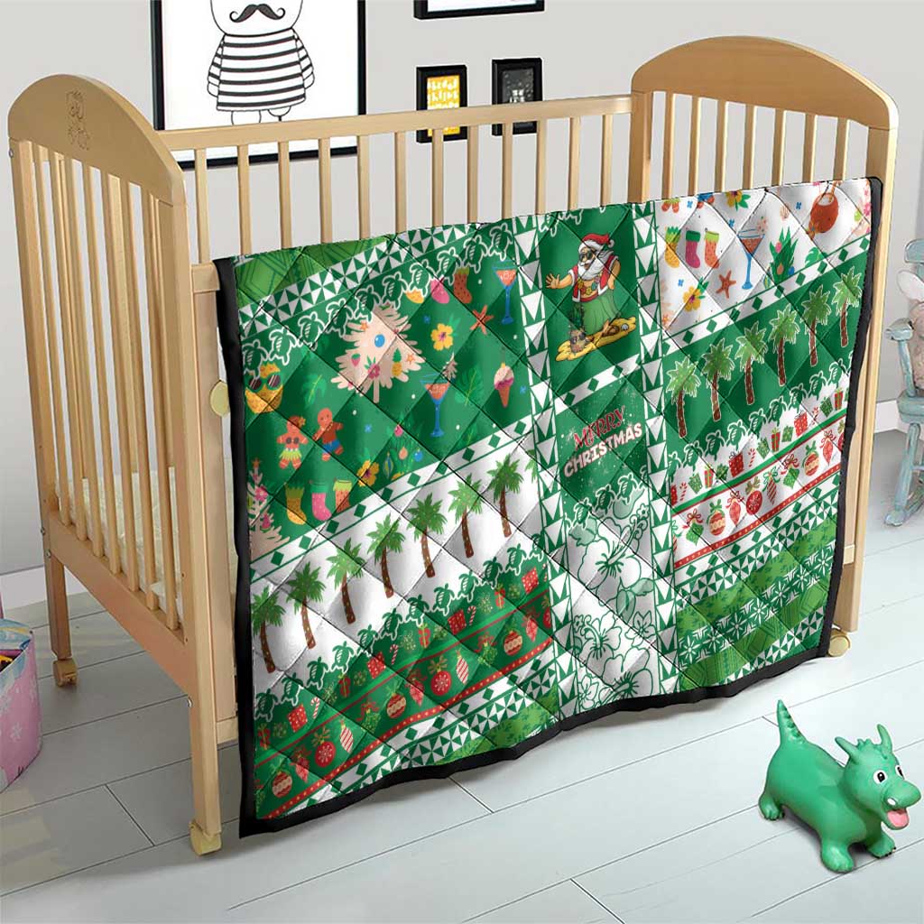 Norfolk Island Christmas Quilt Festive Beach Vibes - Polynesian Pride