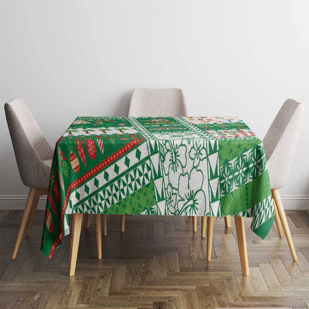 Norfolk Island Christmas Tablecloth Festive Beach Vibes - Polynesian Pride