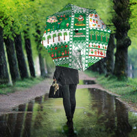 Norfolk Island Christmas Umbrella Festive Beach Vibes - Polynesian Pride