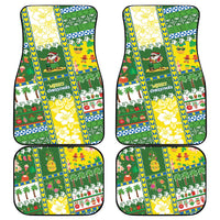 Pitcairn Islands Christmas Car Mats Festive Beach Vibes - Polynesian Pride